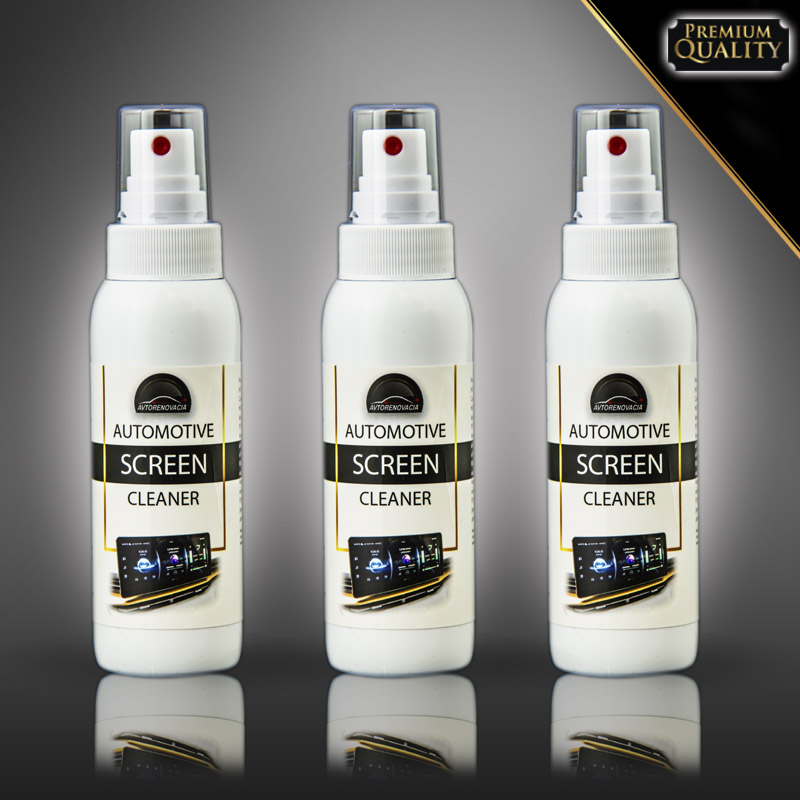 3x Почистващ препарат за дисплей